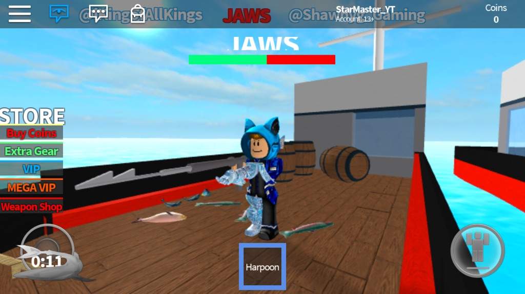 Playing Jaws On Roblox And Decided To Make It Non Boring