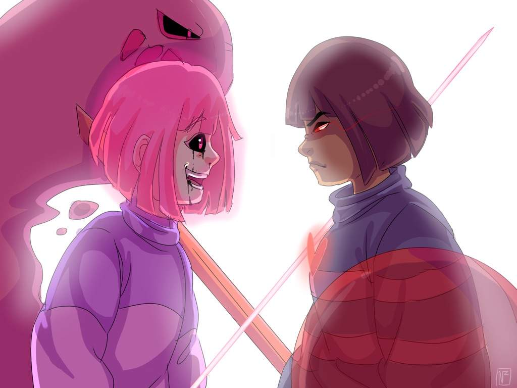 Glitchtale Fight - frisk and chara soul roblox