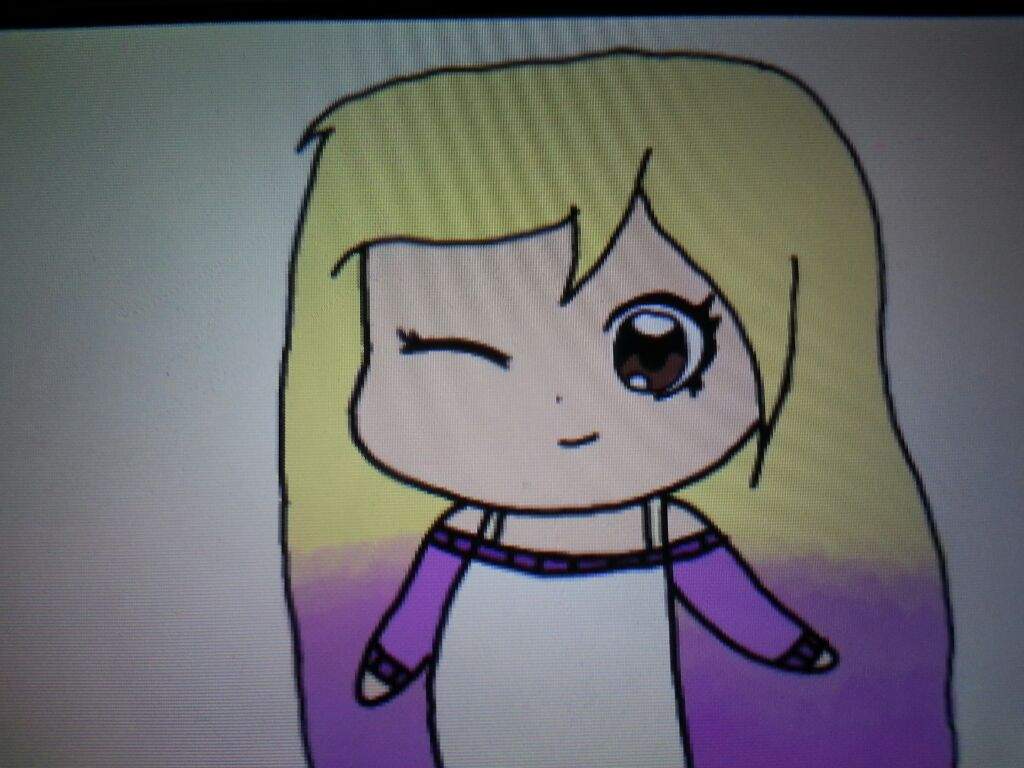 Dibujo Lyna Chibi+Procedimiento | 💜Lyna Vallejos💜 Amino