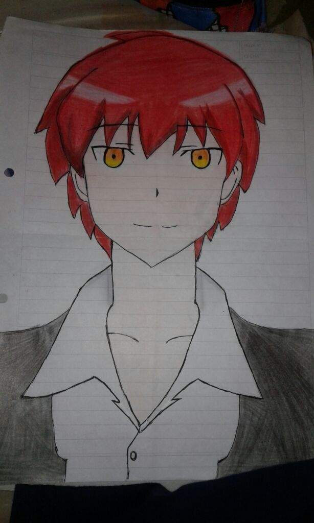 Dibujo de Karma Akabane😍😍😍😍😍😍😍😍😘 | Assassination Classroom ♥ Amino