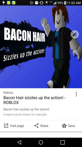 Epiclitrichie Roblox Amino - i found a bacon hair telling me you can get robux at rblx gg