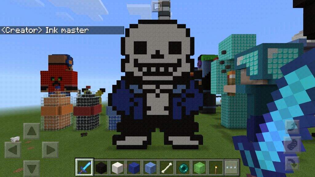 My Pixel Art Of Sans (MINECRAFT) Undertale Amino