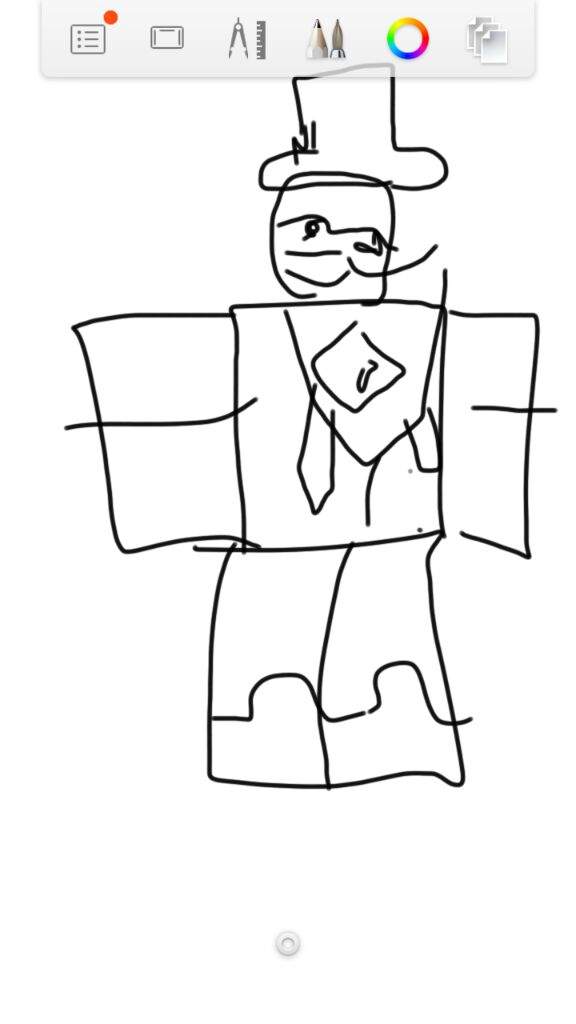 how to draw a roblox figure