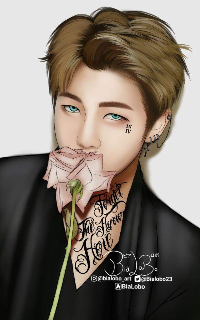 ♥RapMonster (Tattoo) Fanart | RM ARMY Amino