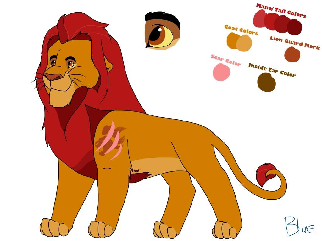 Adult Kion Refrence Sheet | • Lion King Amino • Amino