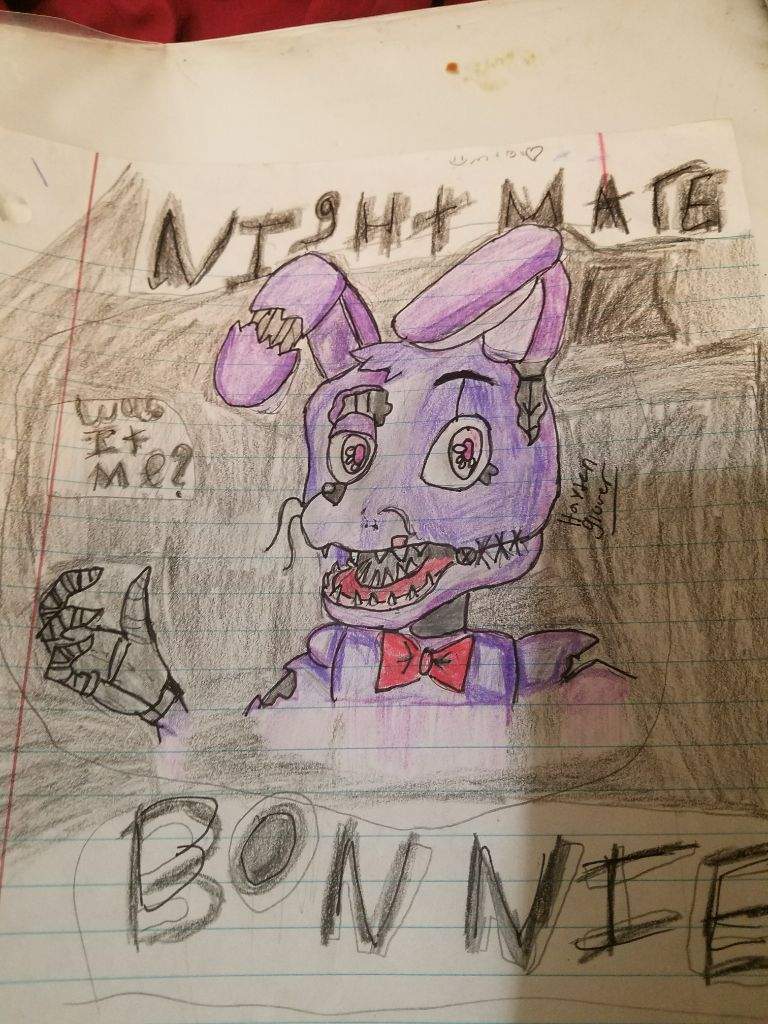 Fnaf 4 Nightmare Bonnie Fan Art Five Nights At Freddy S Amino