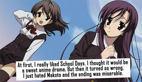 Driven By Desire How School Days Deconstructs The Harem Genre Driven By Desire How School Days Deconstructs The Harem Genre