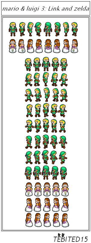 Some M&L BIS Sprite Sheets | Mario & Luigi RPGs™ Amino