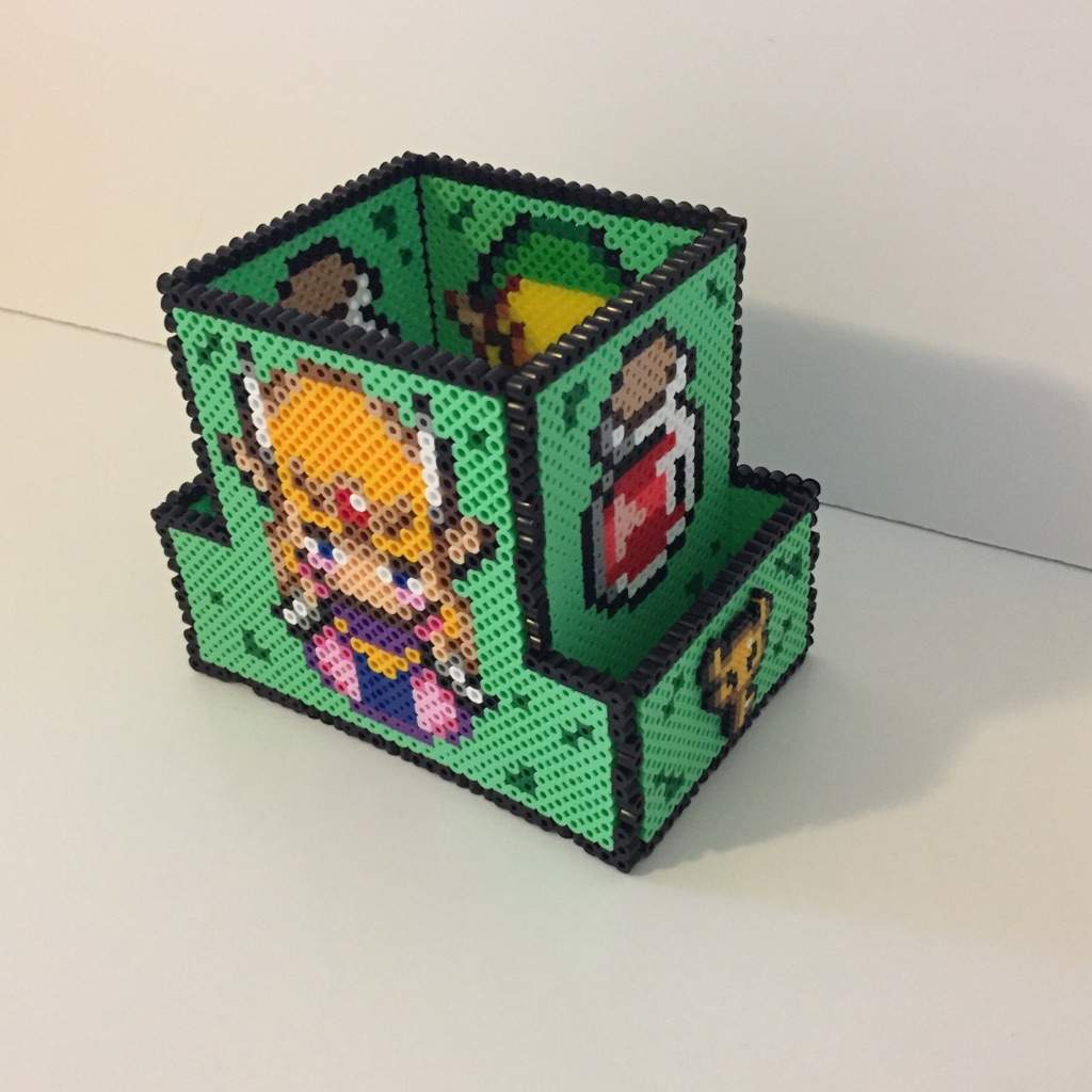 Perler Bead Zelda Desk Organizer Crafty Amino