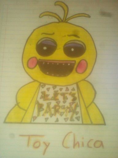 Mi dibujo de toy chica😆😆 | FNaF Amino [ Español ] Amino