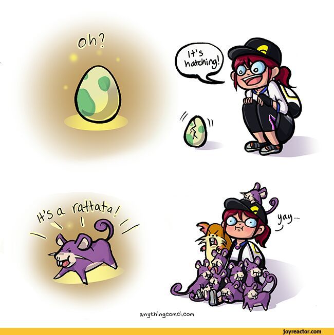 Pokemon eggs / daycare memes.
