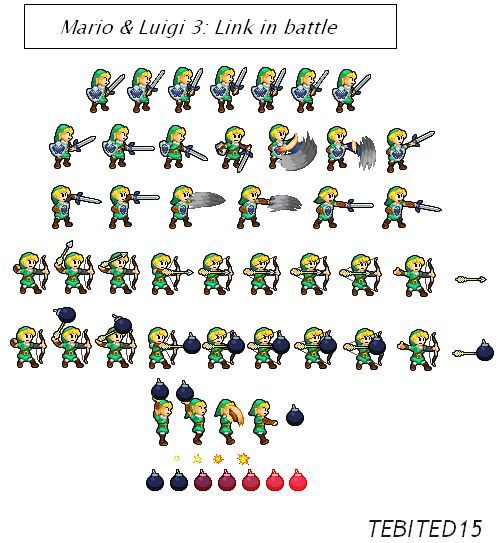 Some M&L BIS Sprite Sheets | Mario & Luigi RPGs™ Amino