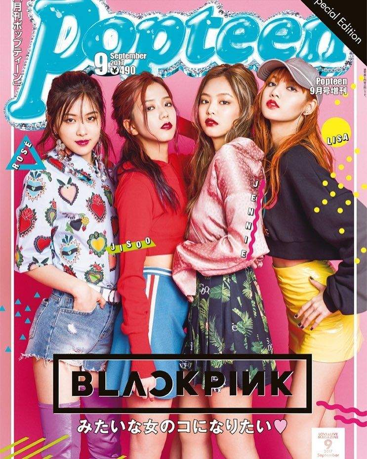 BLACKPINK for Popteen Japan Magazine. | BLINK (블링크) Amino