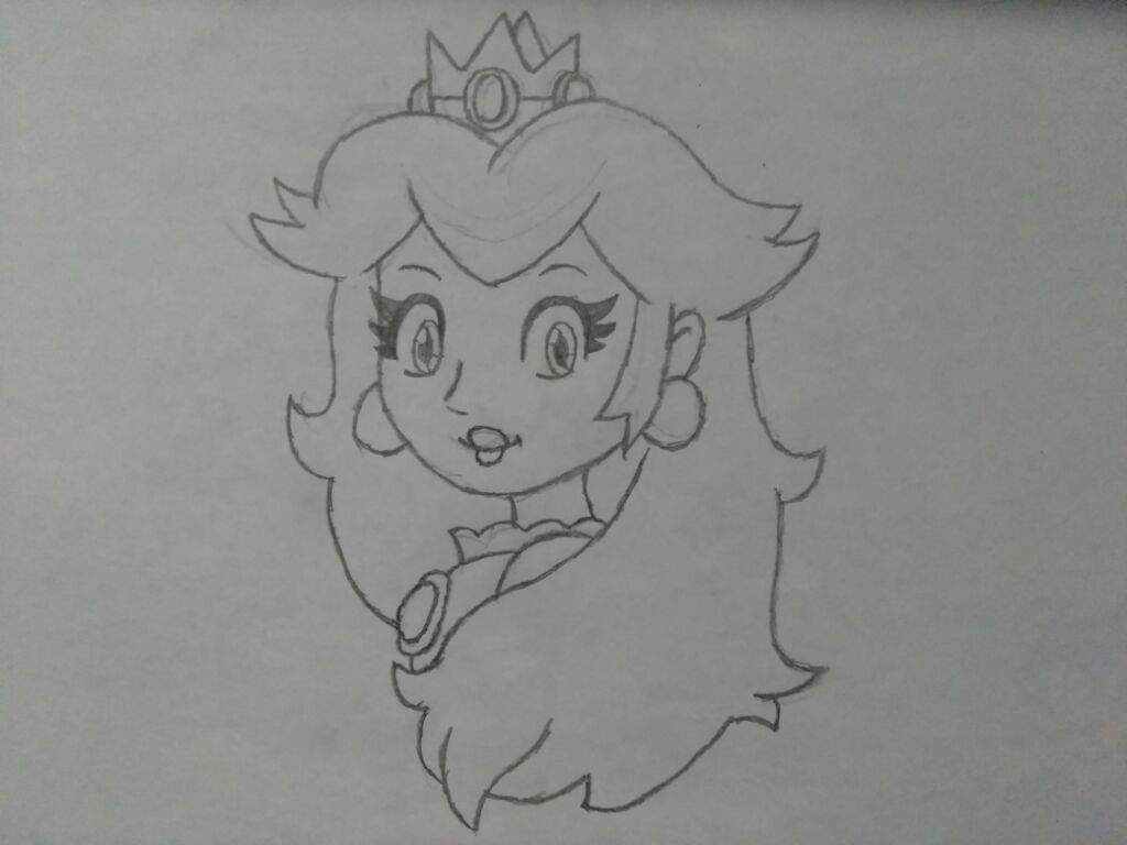 Princess Peach (Head Drawing) Mario Amino
