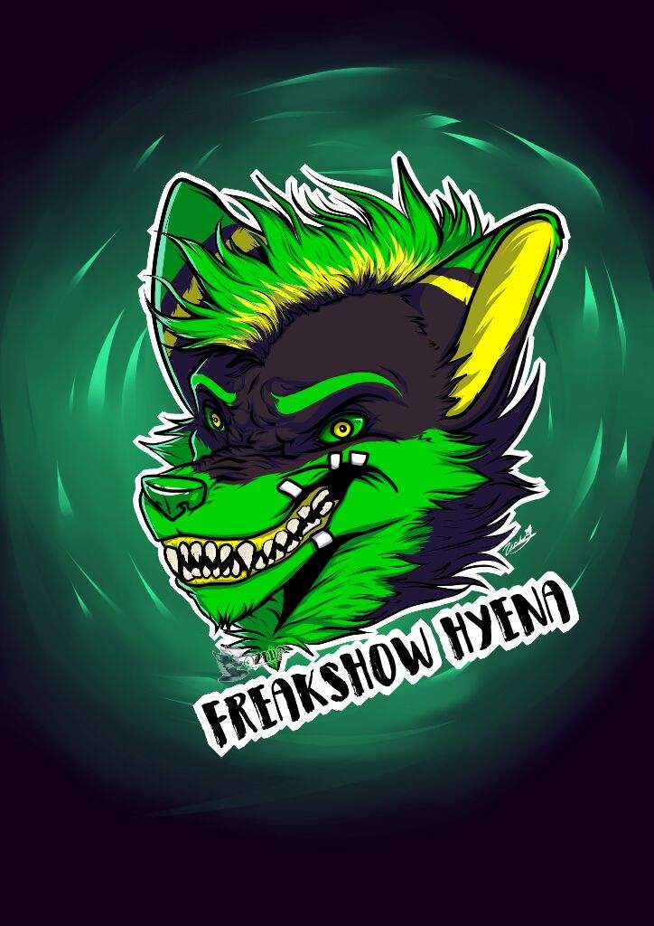photo Hyena Fursona Badge amino apps