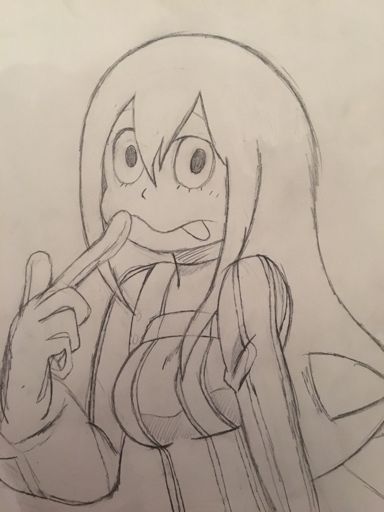 Tsuyu Asui drawing | Manga Amino