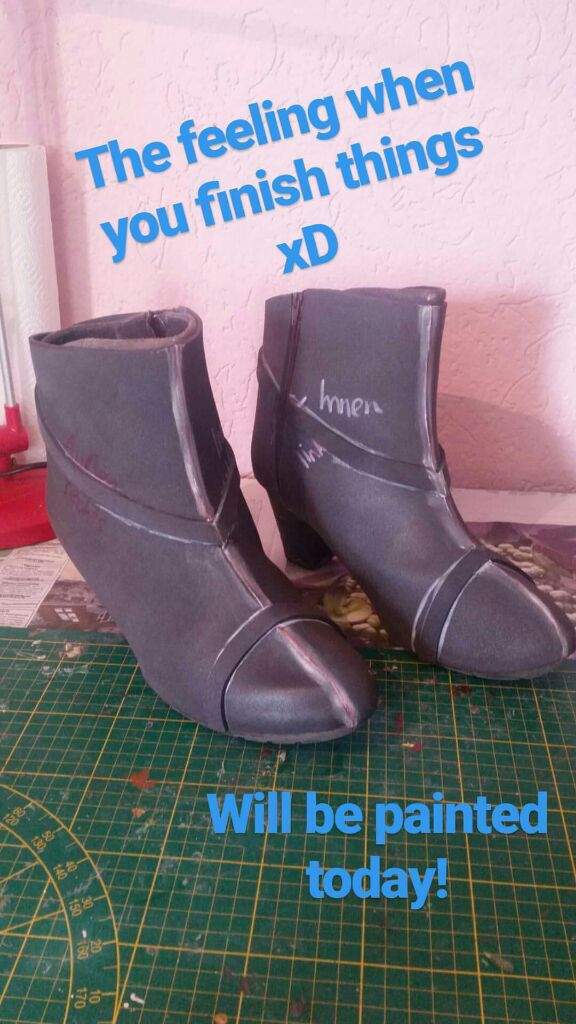 Bootcovers out of foam | Cosplay Amino