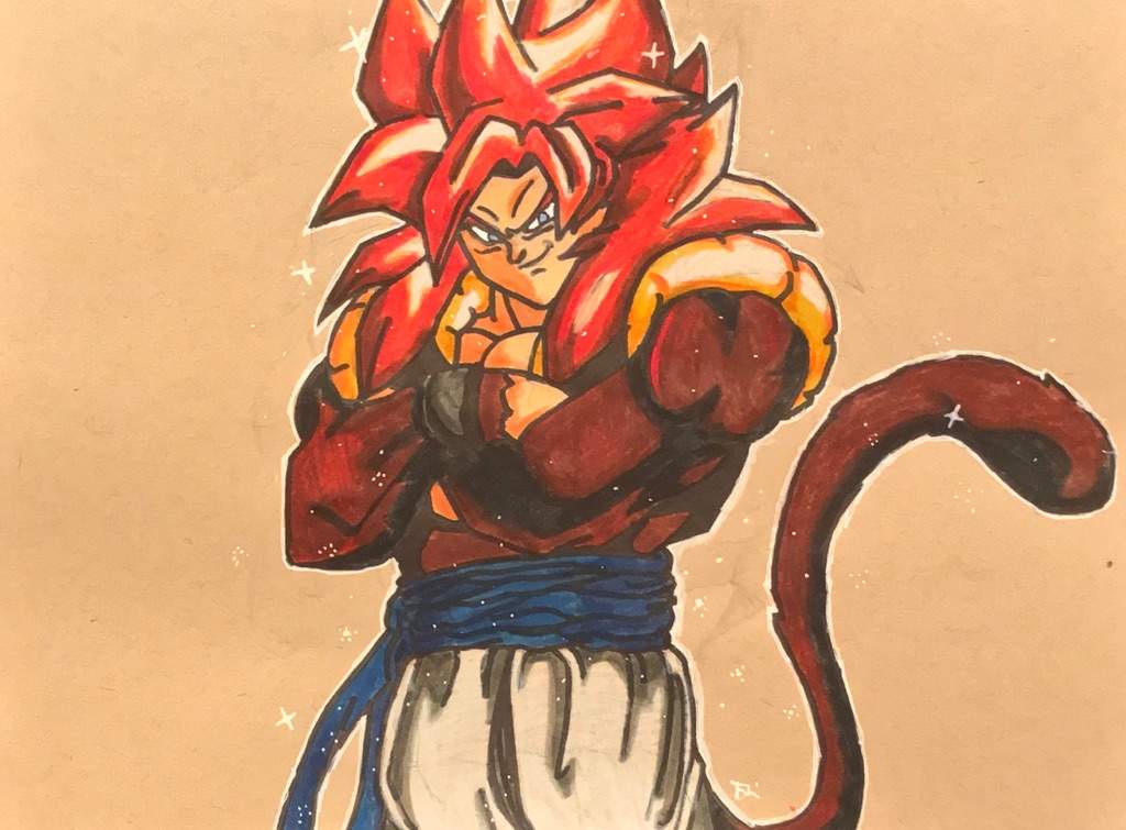 Ssj4 Gogeta Drawing Dragonballz Amino