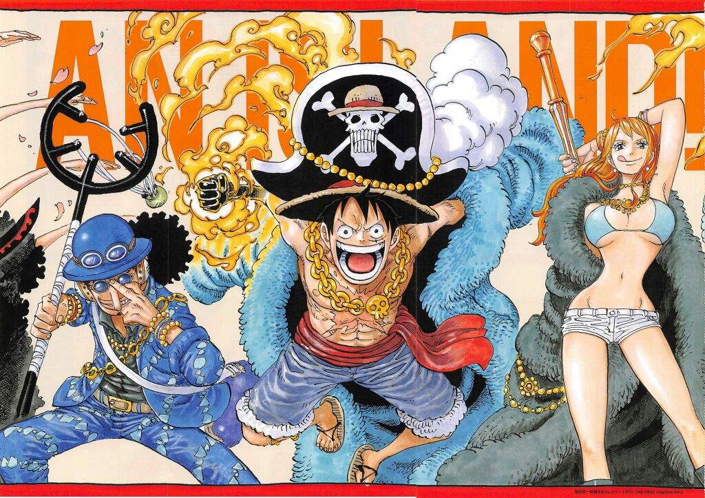 One Piece Magazine Colorspread One Piece Amino