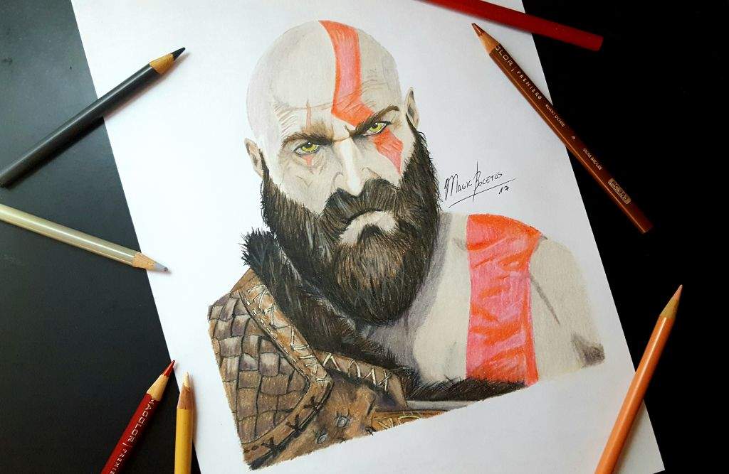 KRATOS (God of War 4) •Arte Amino• Amino