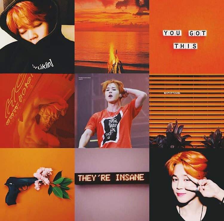 BTS ORANGE MOODBOARD/AESTHETIC | ARMY's Amino