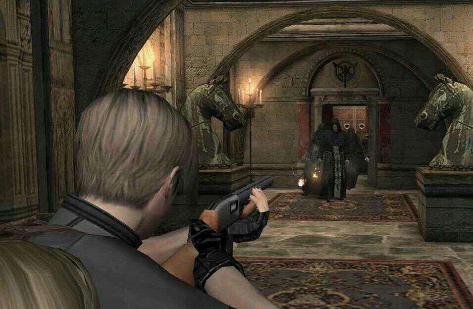 Resident evil 4 загадка с картинами в замке