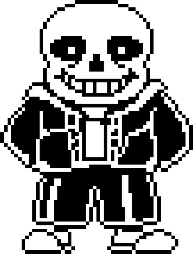 Рисуем мультфильмы 2 спрайты sans