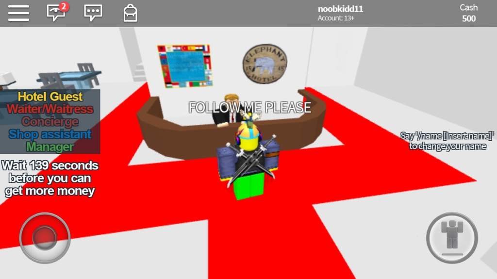 hotel owner roblox