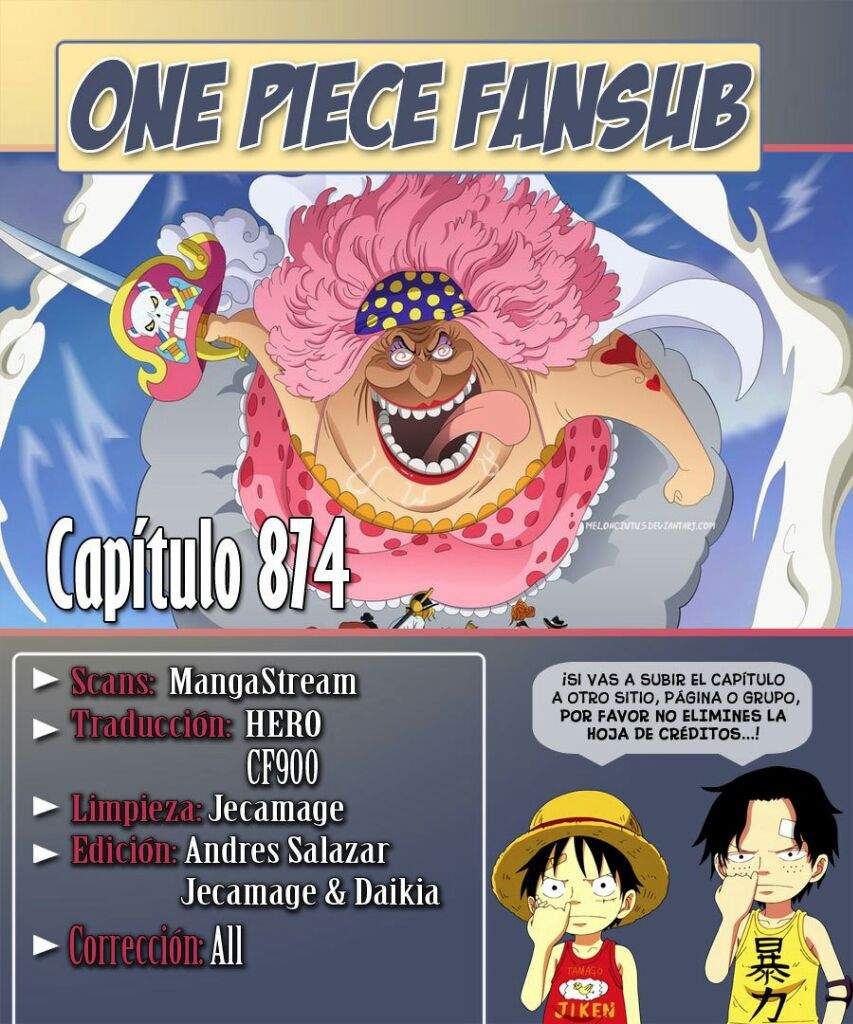 Manga One Piece Ep 874 One Piece Amino