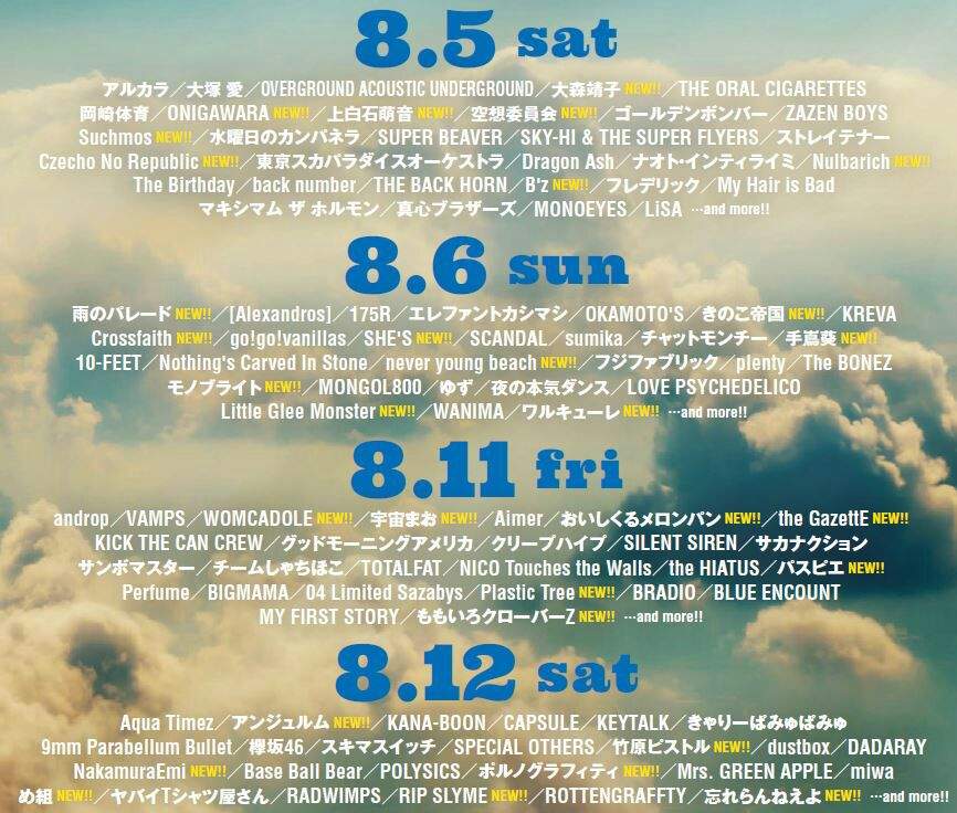 Rock In Japan Fes 6th August 17 Scandal スキャンダル Amino