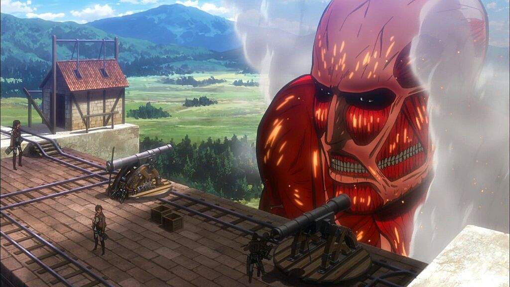 Kurama & The colossal Titan | Naruto Amino