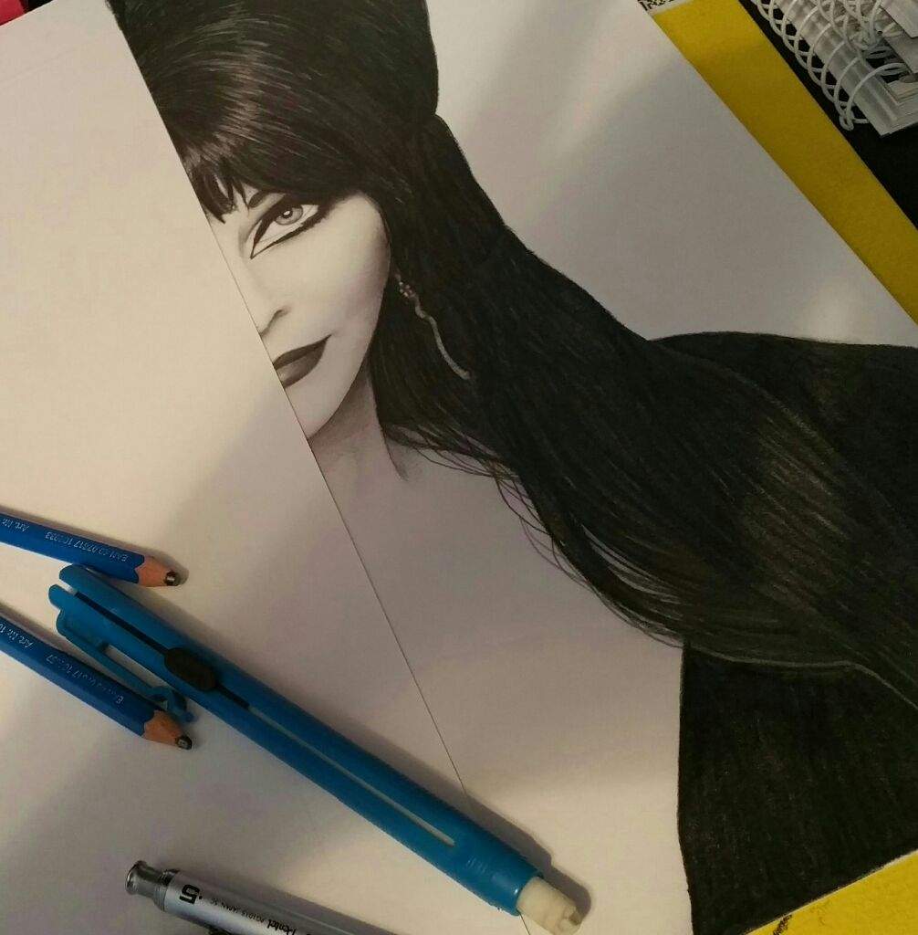 Elvira Drawing Horror Amino