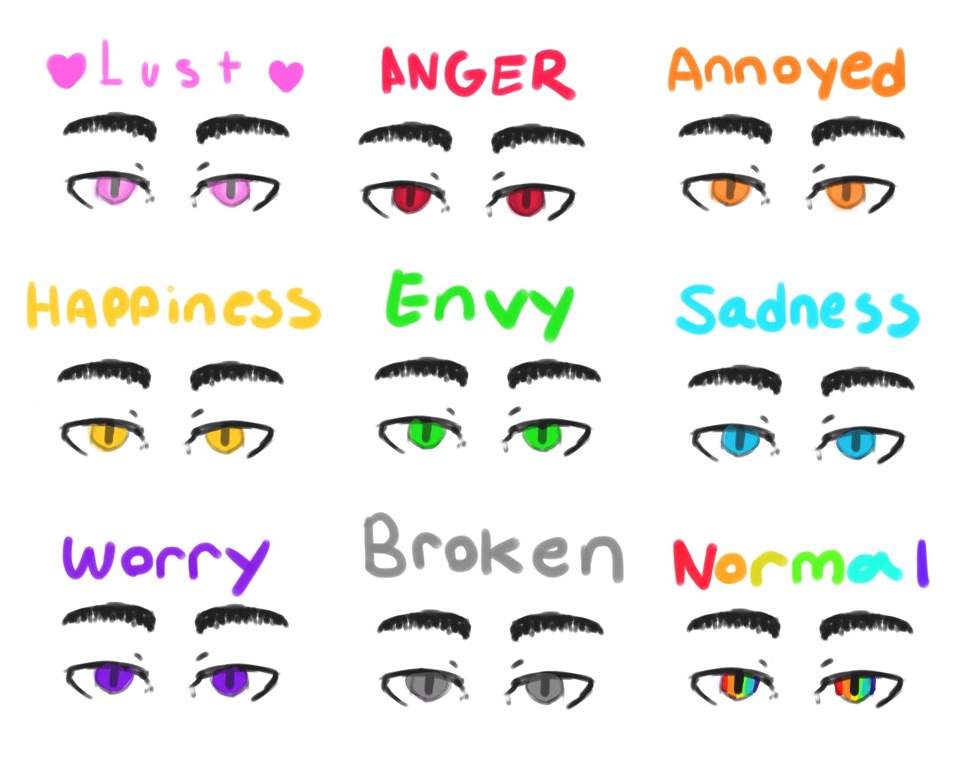 All of Rai's eye colors and meanings. | Portal Amino