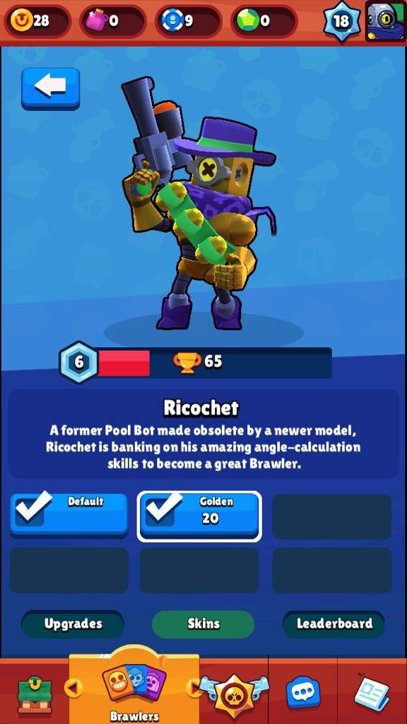 I Got The Ricochet Gold Skin Brawl Stars Amino