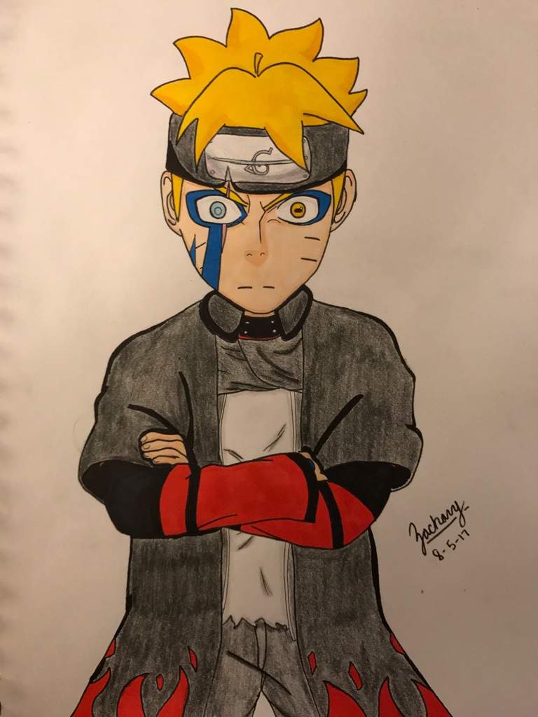 Get Easy Boruto Jougan Drawing Background