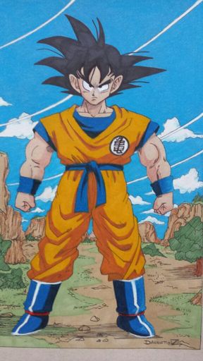 Goku manga panel drawing | DragonBallZ Amino