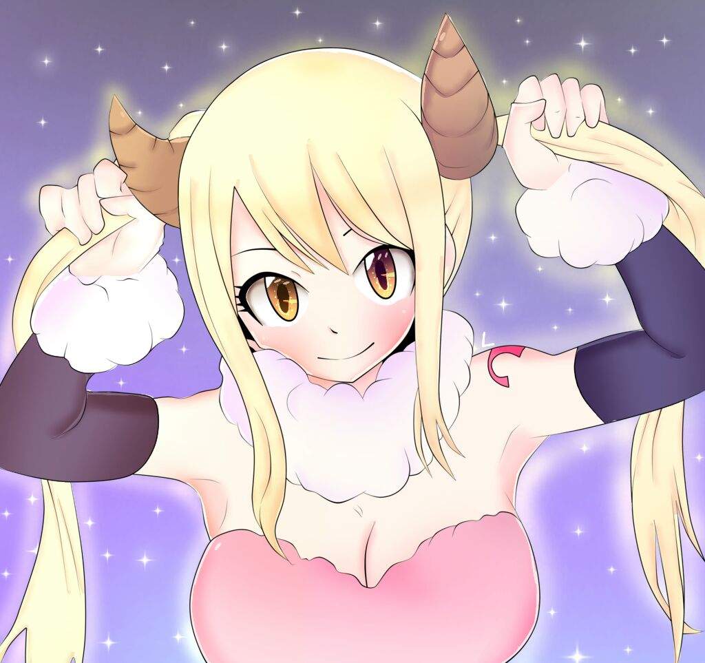 Aries Form Lucy Coloring Fairy Tail Amino