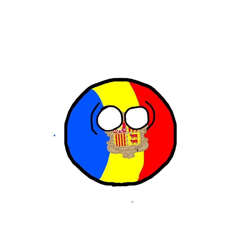 Andorra ball. | Polandball Amino