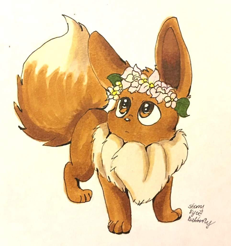 eevee flower crown plush