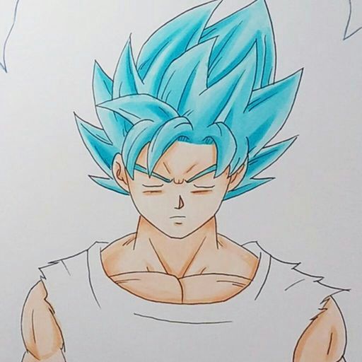 Para Colorear Dibujos De Goku Ultra Instinto A Lapiz ...