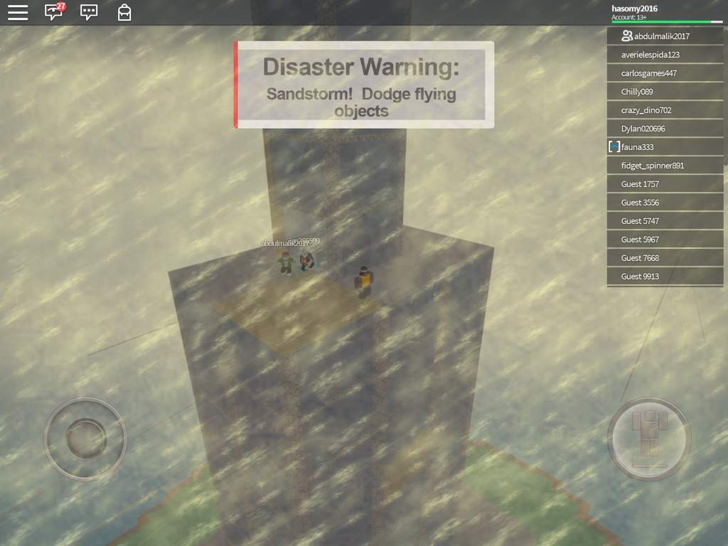 Natural Disaster Survival Moment Roblox Amino - sand storm roblox