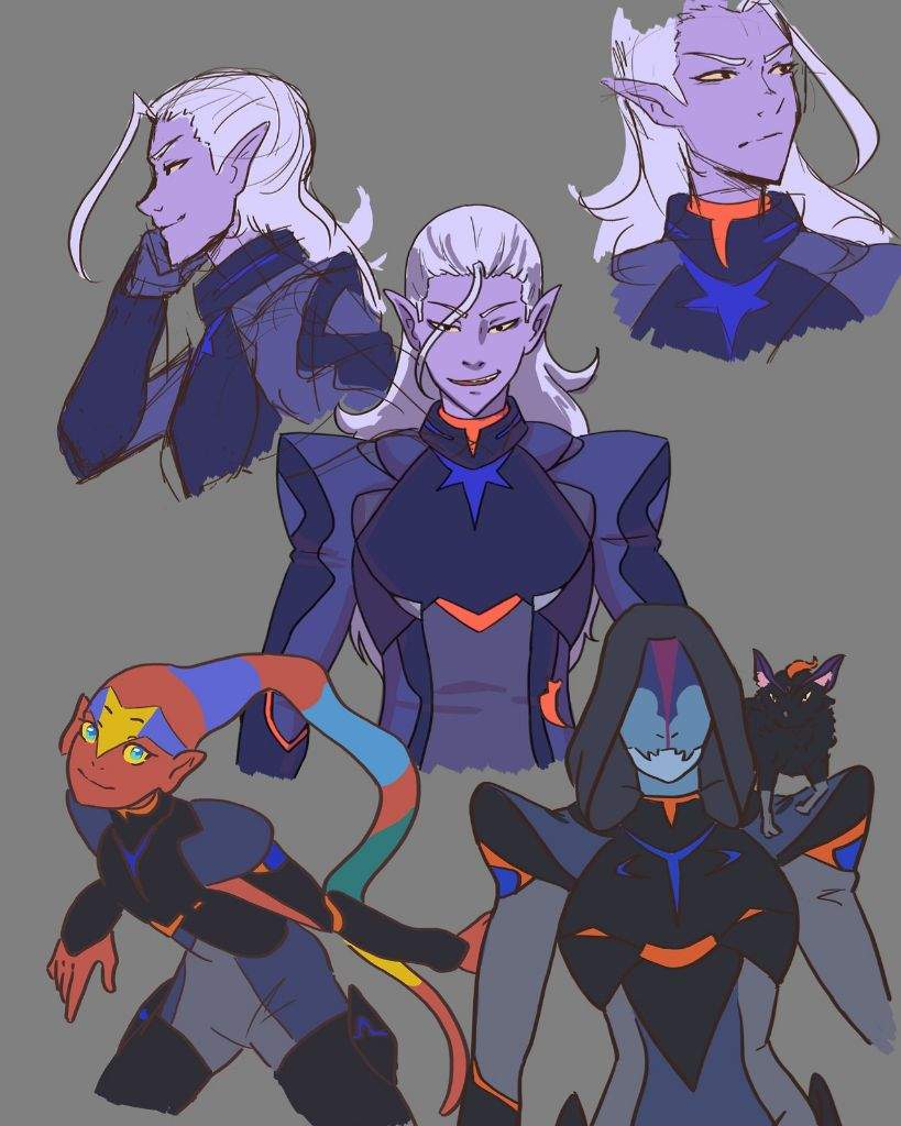 Lotor, Ezor and Narti | Voltron Amino