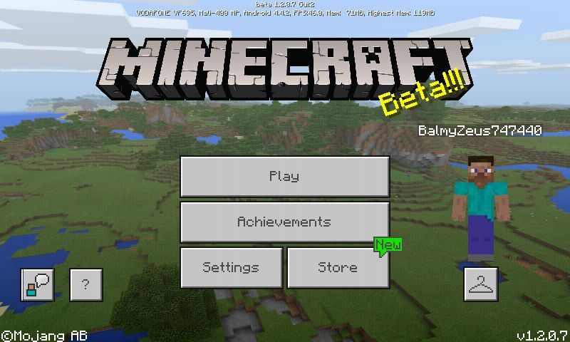 The Minecraft Beta Pocket Edition Title Screen And Layout Spoilers Ahead Minecraft Amino