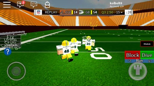 Kolbolt8 Roblox Amino - legendary football gameplay roblox