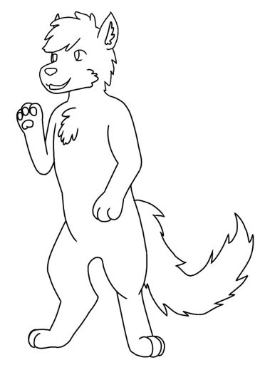 Free to Use [F2U] Dog Lineart! (Base?) | Furry Amino