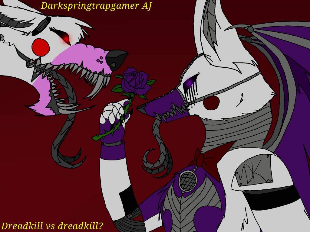 Fnaf Fanart Dreadkill Vs Dreadkill I Got Bored Five - 