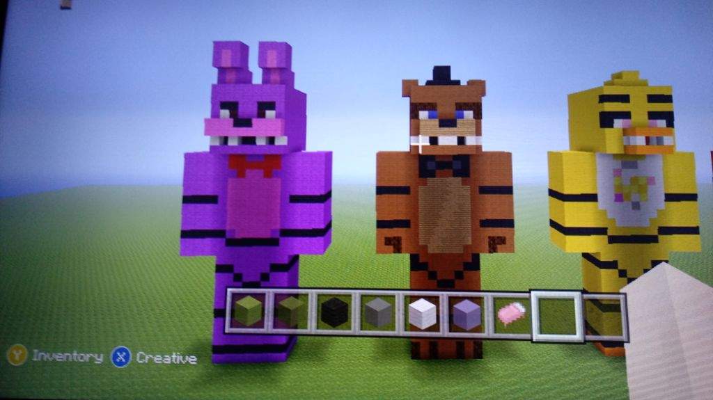 Minecraft fnaf statues | Five Nights At Freddy's Amino