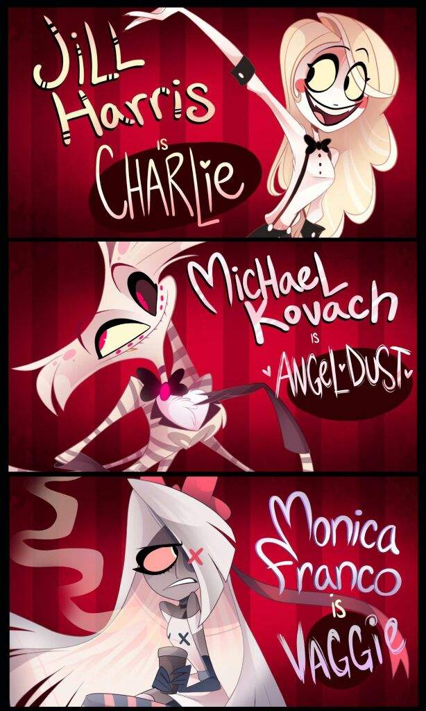 Hazbin Hotel Voice Cast Revealed! | Vivziepop Amino