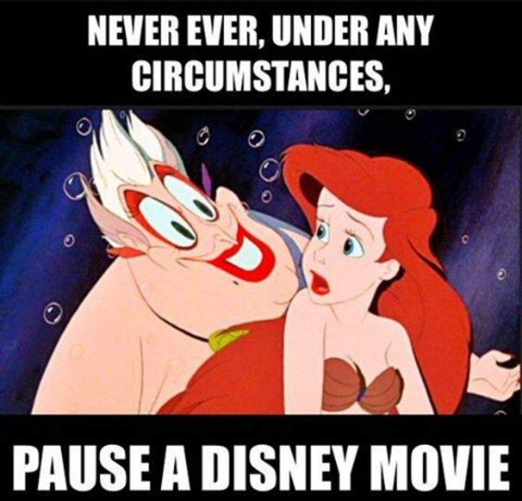 Never ever, under any circumstances, pause a Disney movie! | Disney Amino