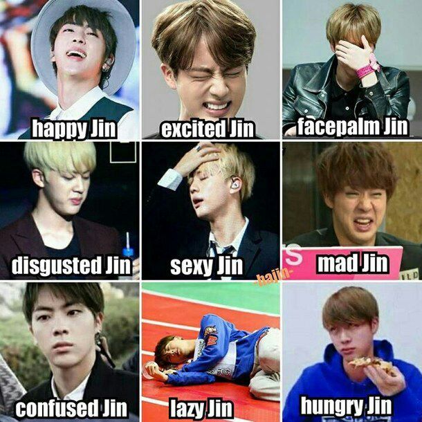 Bts Jin Memes pt.1 | Kpop aMEMEo Amino